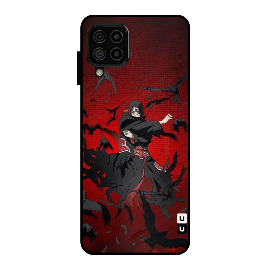 Itachi Stance For War Metal Back Case for Galaxy A22 4G