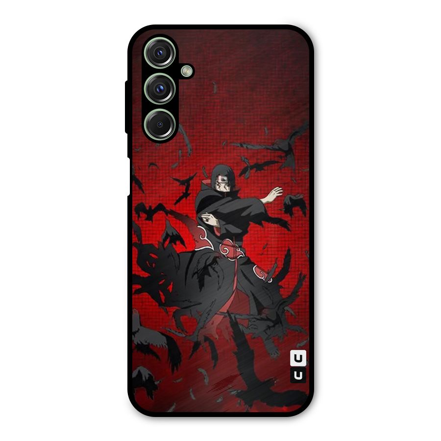 Itachi Stance For War Metal Back Case for Galaxy F34