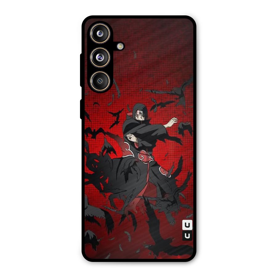 Itachi Stance For War Metal Back Case for Galaxy F55