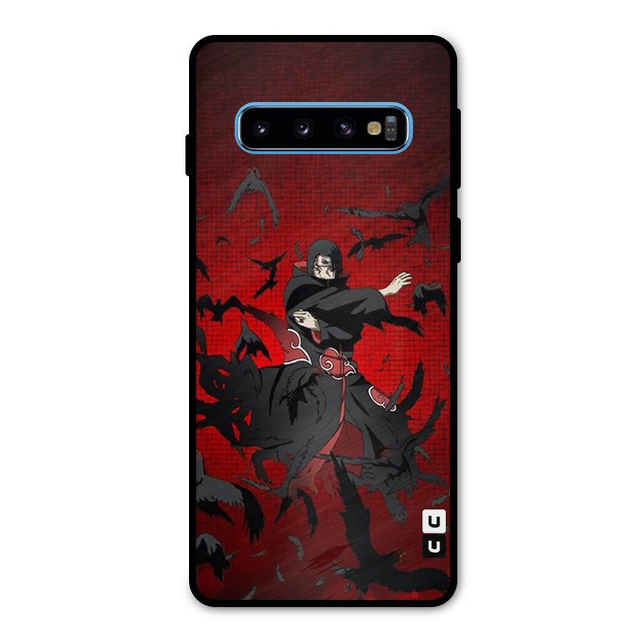 Itachi Stance For War Metal Back Case for Galaxy S10