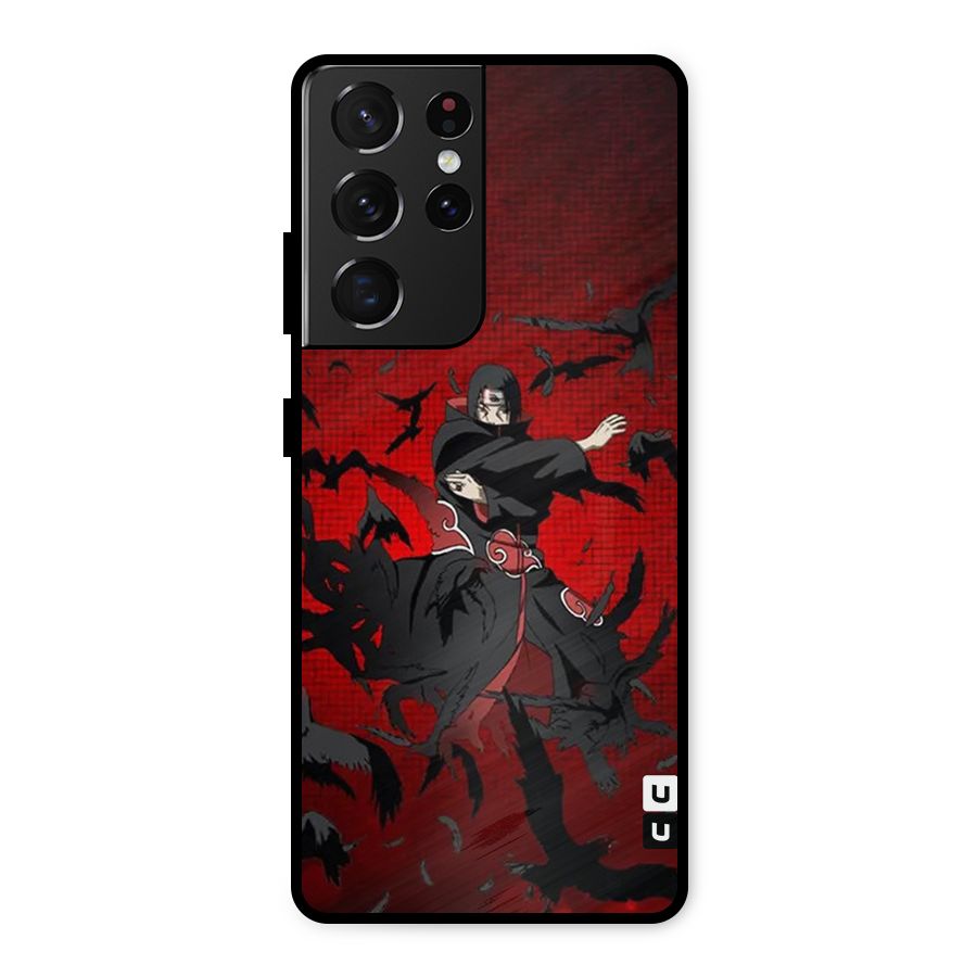 Itachi Stance For War Metal Back Case for Galaxy S21 Ultra 5G