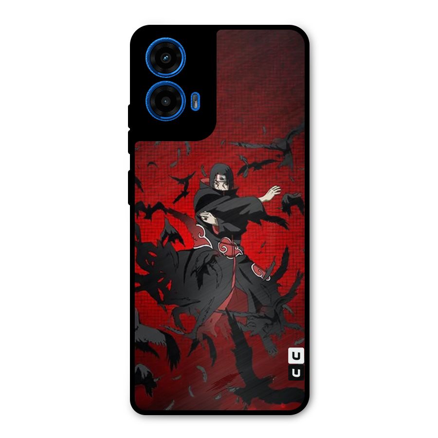 Itachi Stance For War Metal Back Case for Moto G45