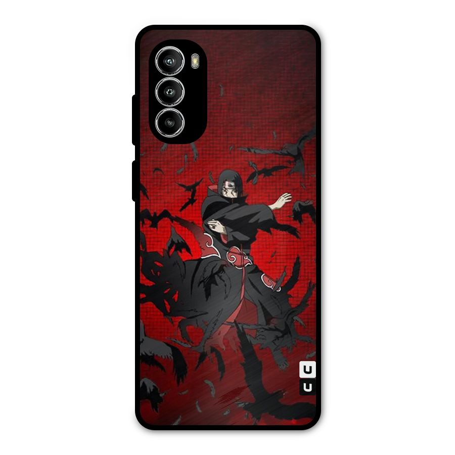Itachi Stance For War Metal Back Case for Moto G52