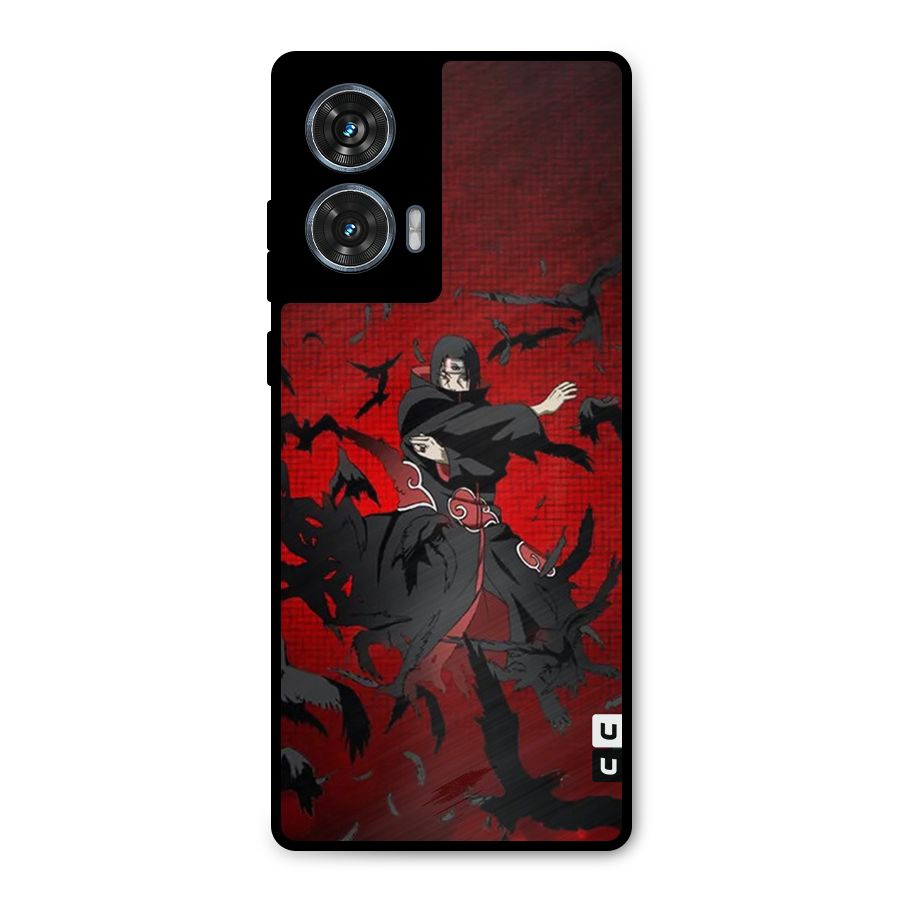 Itachi Stance For War Metal Back Case for Motorola Edge 50 Fusion