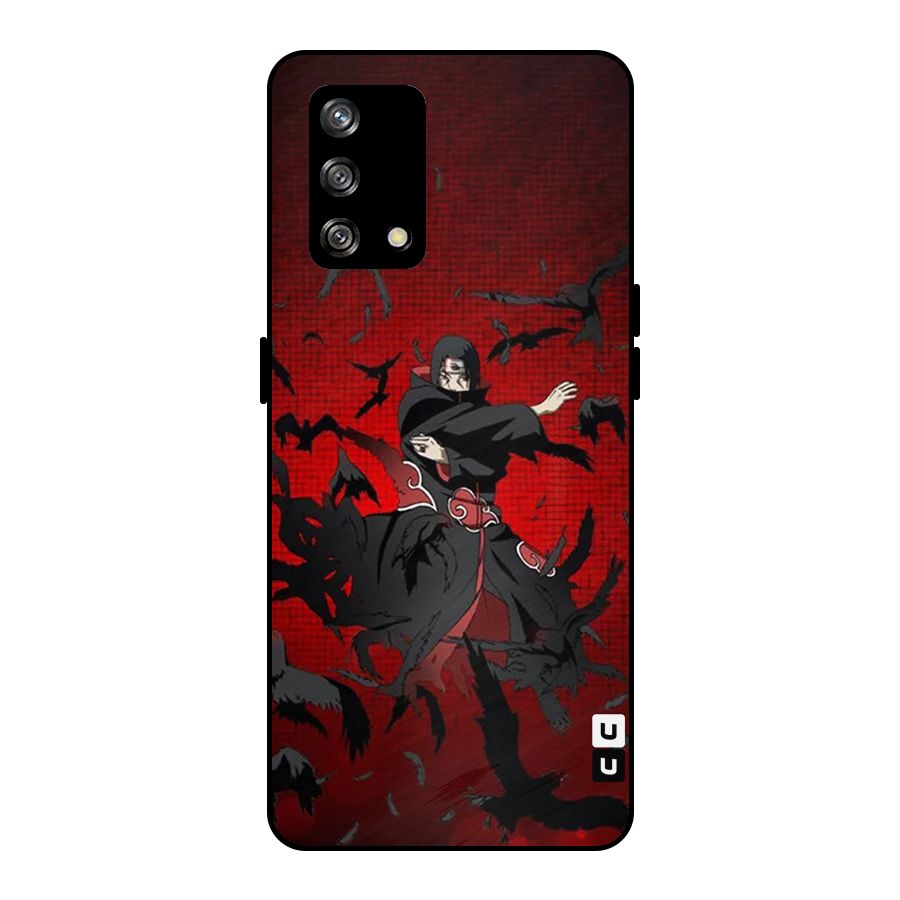 Itachi Stance For War Metal Back Case for Oppo F19