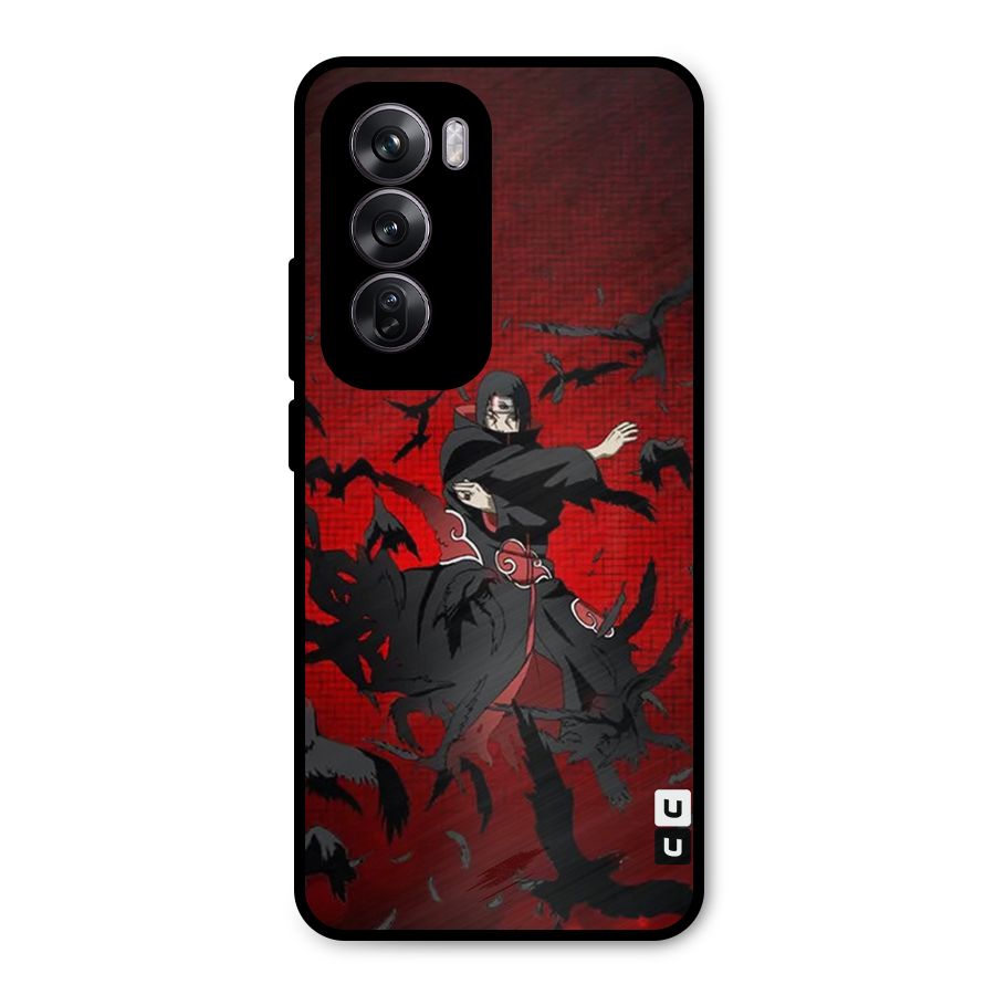 Itachi Stance For War Metal Back Case for Oppo Reno12 Pro
