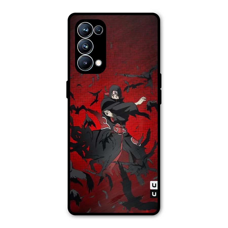 Itachi Stance For War Metal Back Case for Oppo Reno5 Pro 5G