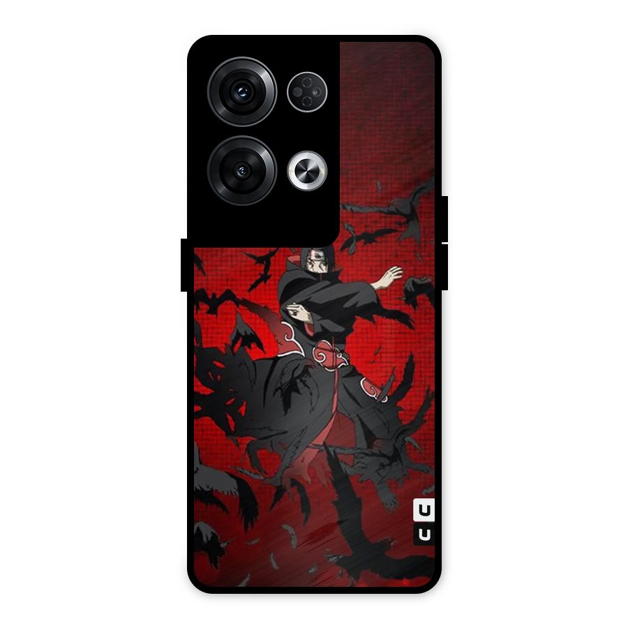 Itachi Stance For War Metal Back Case for Oppo Reno8 Pro 5G