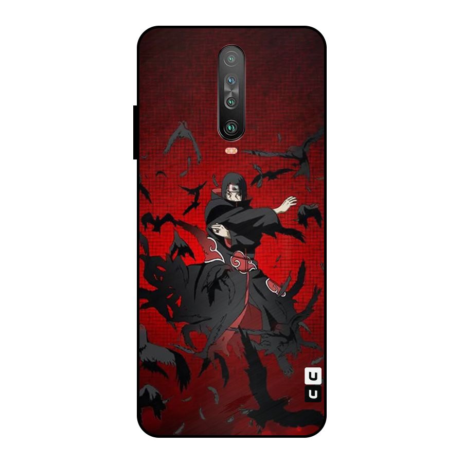Itachi Stance For War Metal Back Case for Poco X2