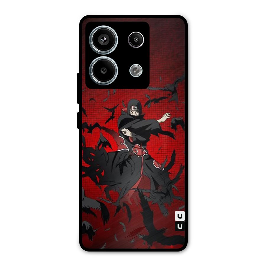Itachi Stance For War Metal Back Case for Redmi Note 13 Pro 5G