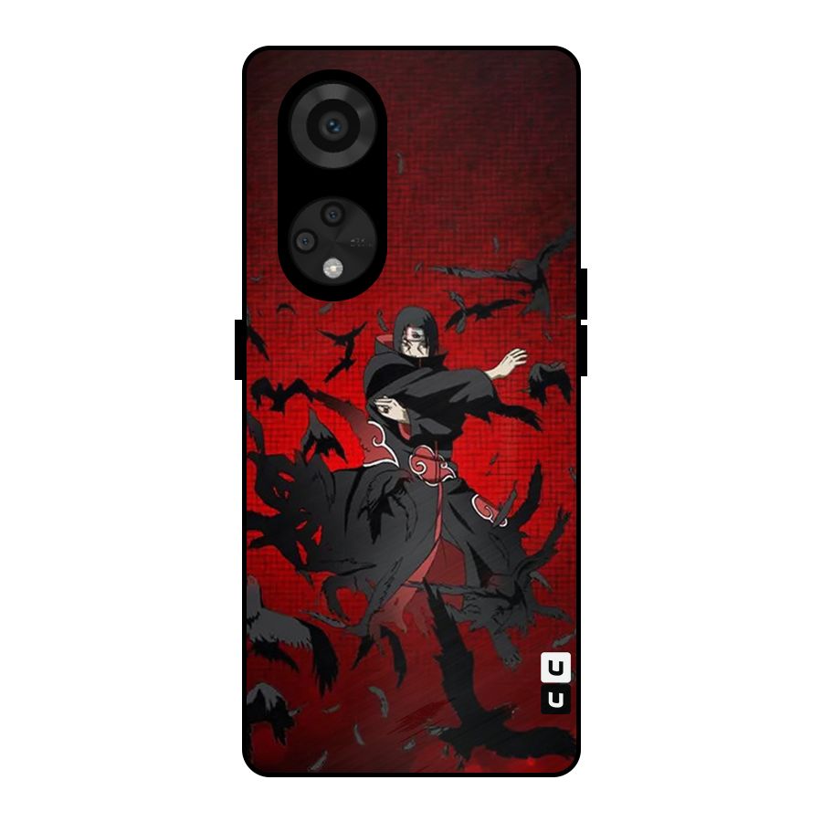 Itachi Stance For War Metal Back Case for Reno8 T 5G