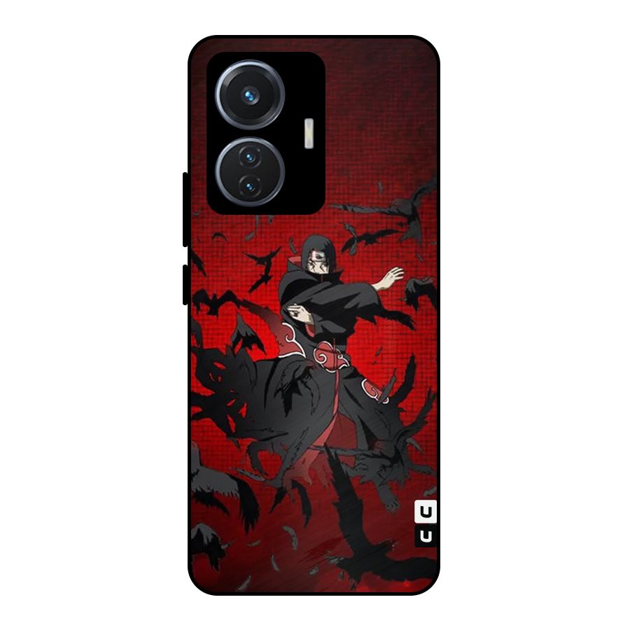 Itachi Stance For War Metal Back Case for Vivo T1 44W