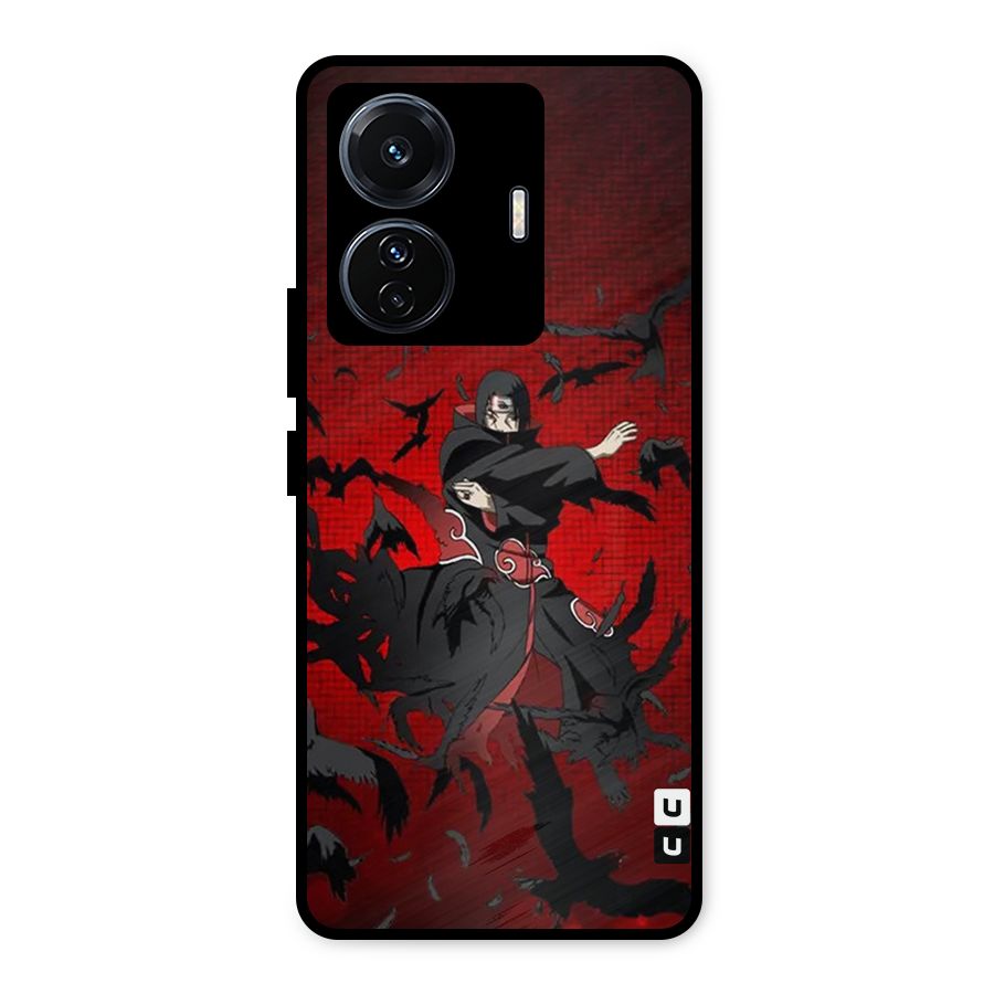 Itachi Stance For War Metal Back Case for Vivo T1 Pro