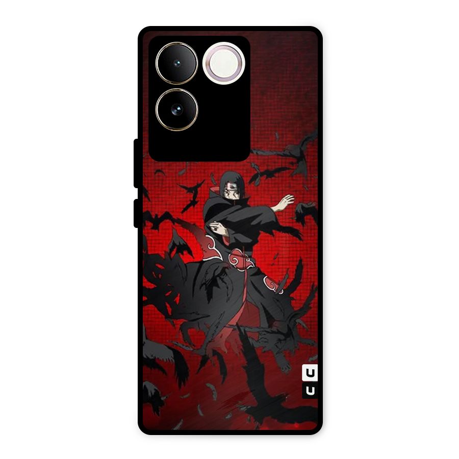 Itachi Stance For War Metal Back Case for Vivo T2 Pro