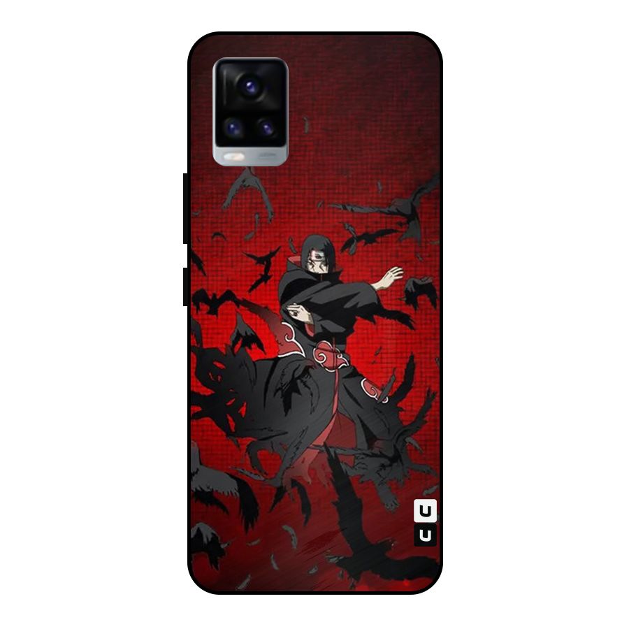 Itachi Stance For War Metal Back Case for Vivo V20