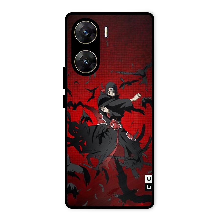 Itachi Stance For War Metal Back Case for Vivo V29e