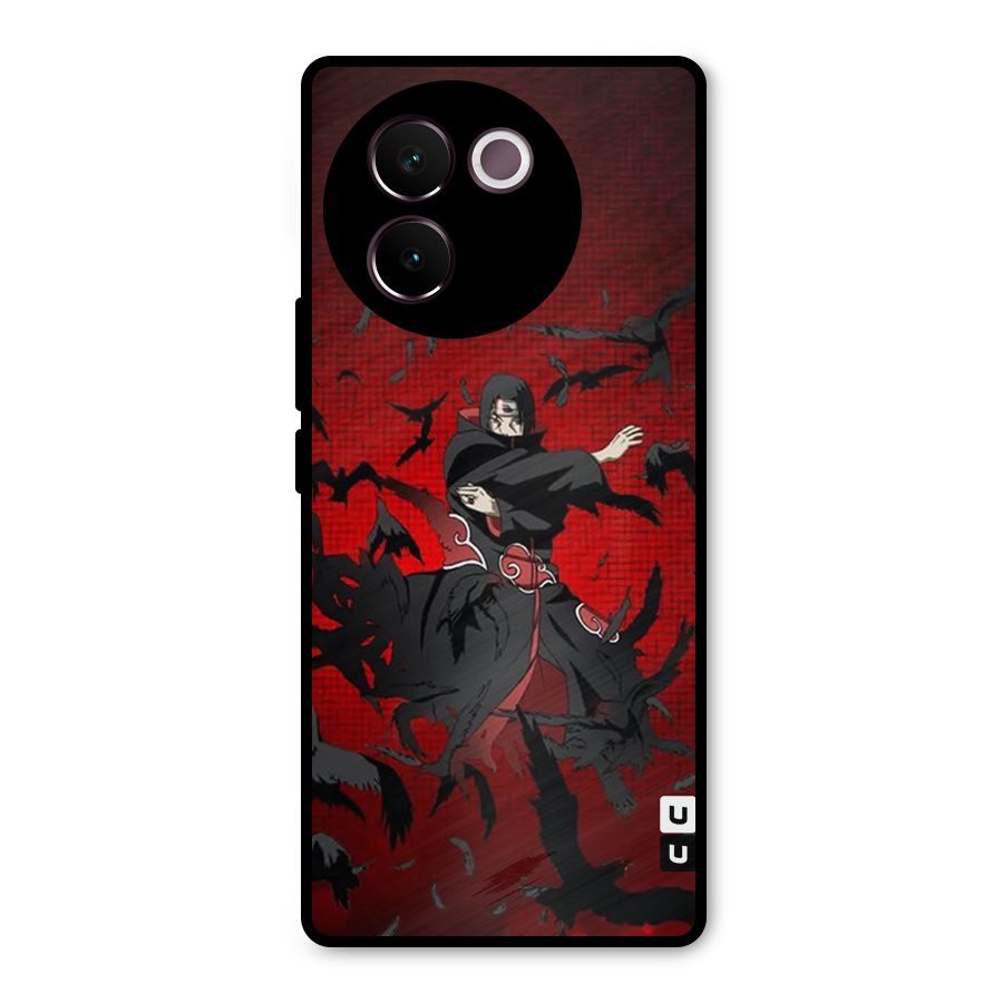 Itachi Stance For War Metal Back Case for Vivo V30e