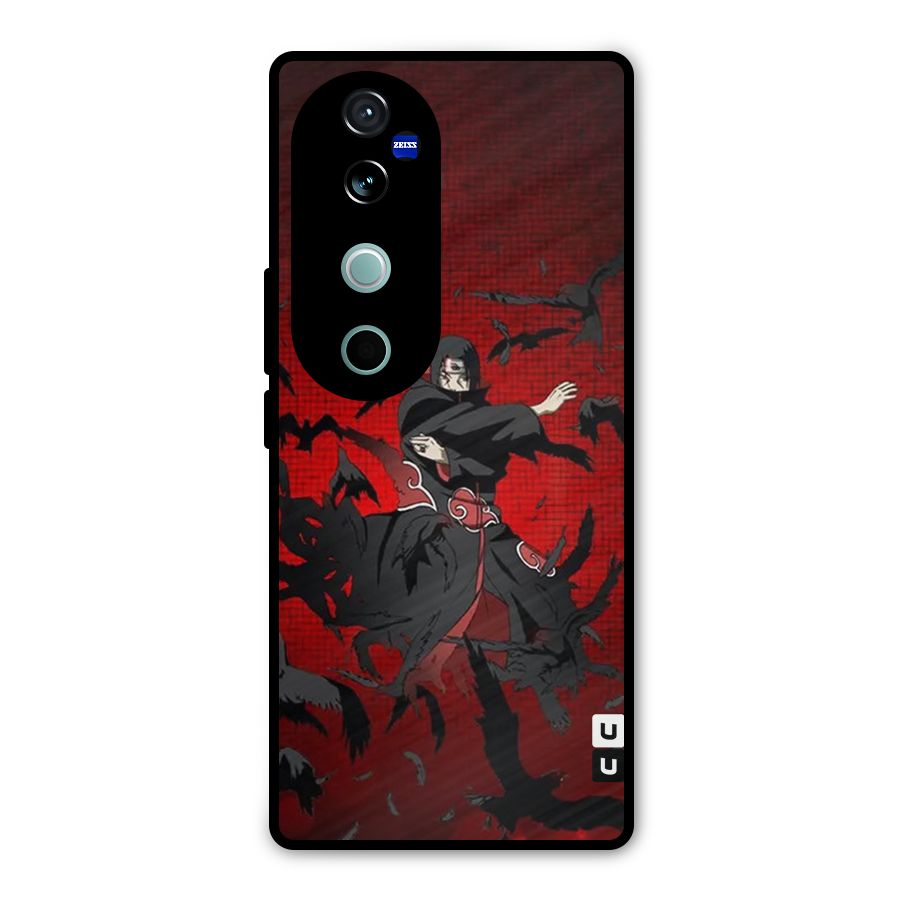 Itachi Stance For War Metal Back Case for Vivo V40