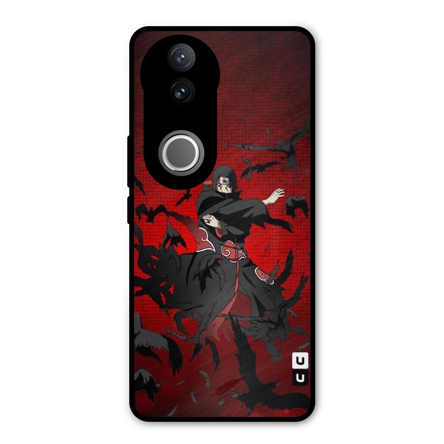 Itachi Stance For War Metal Back Case for Vivo V50e