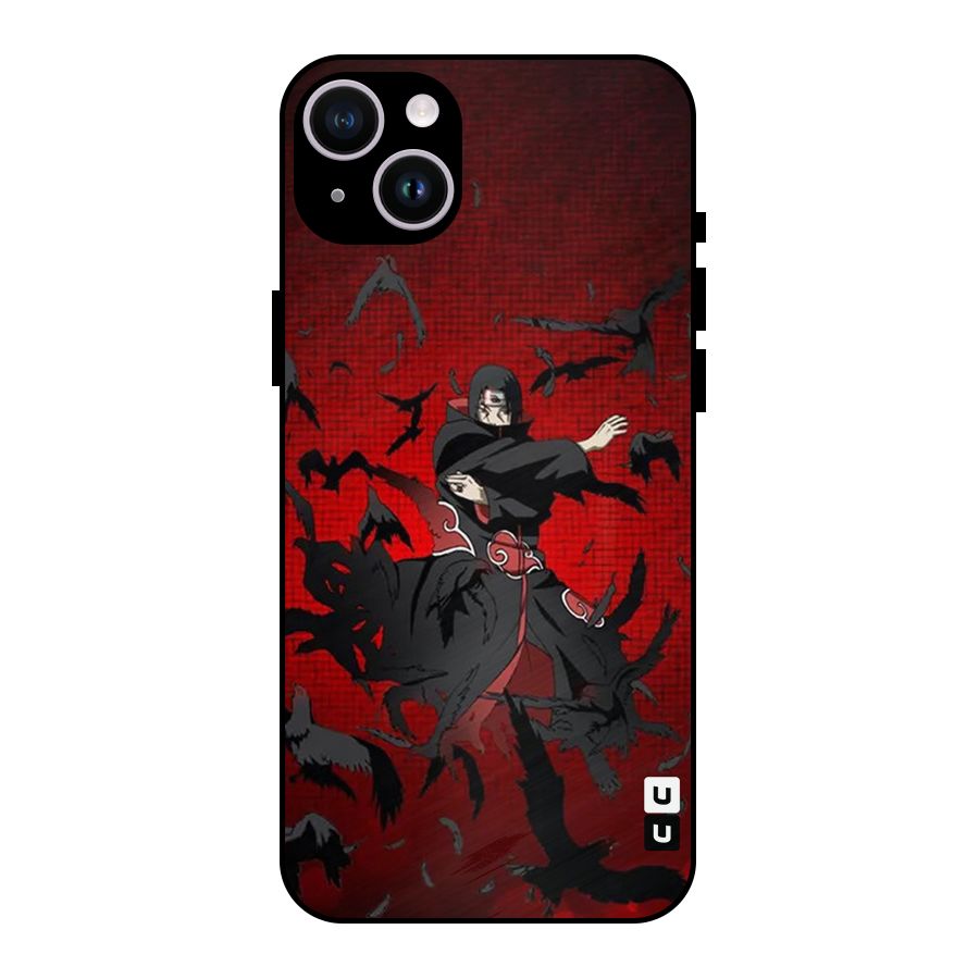 Itachi Stance For War Metal Back Case for iPhone 14 Plus