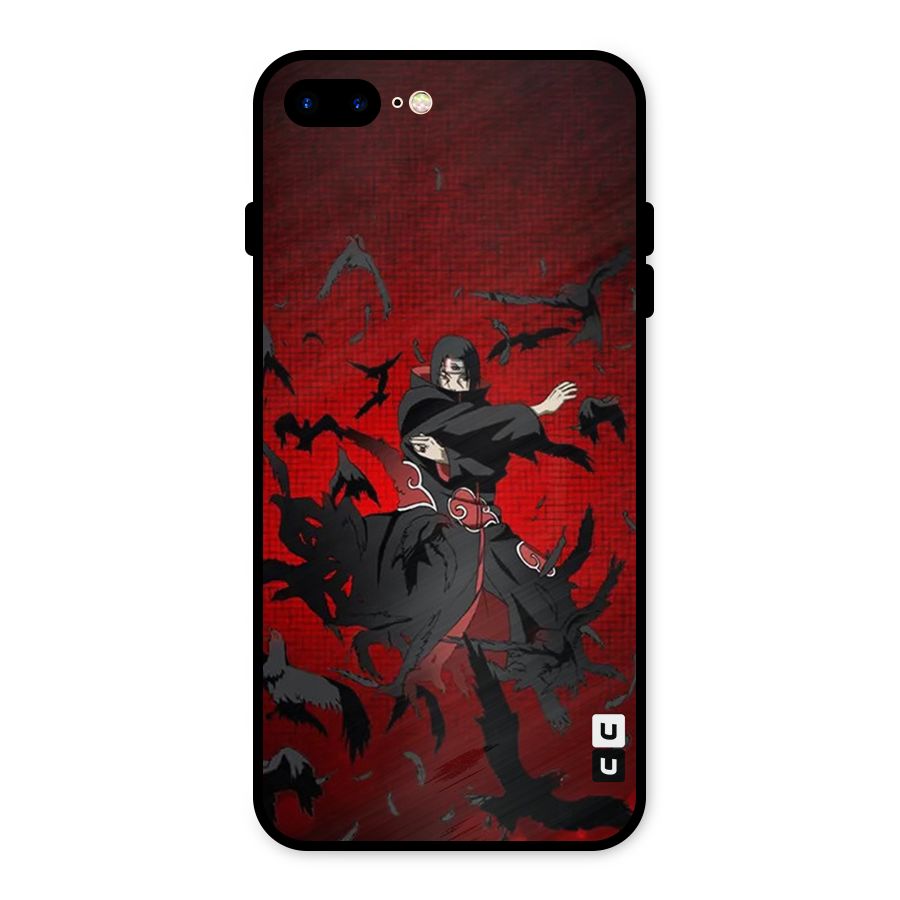 Itachi Stance For War Metal Back Case for iPhone 8 Plus