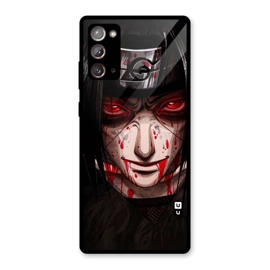 Itachi Uchiha Red Eyes Glass Back Case for Galaxy Note 20