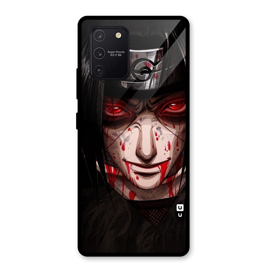Itachi Uchiha Red Eyes Glass Back Case for Galaxy S10 Lite