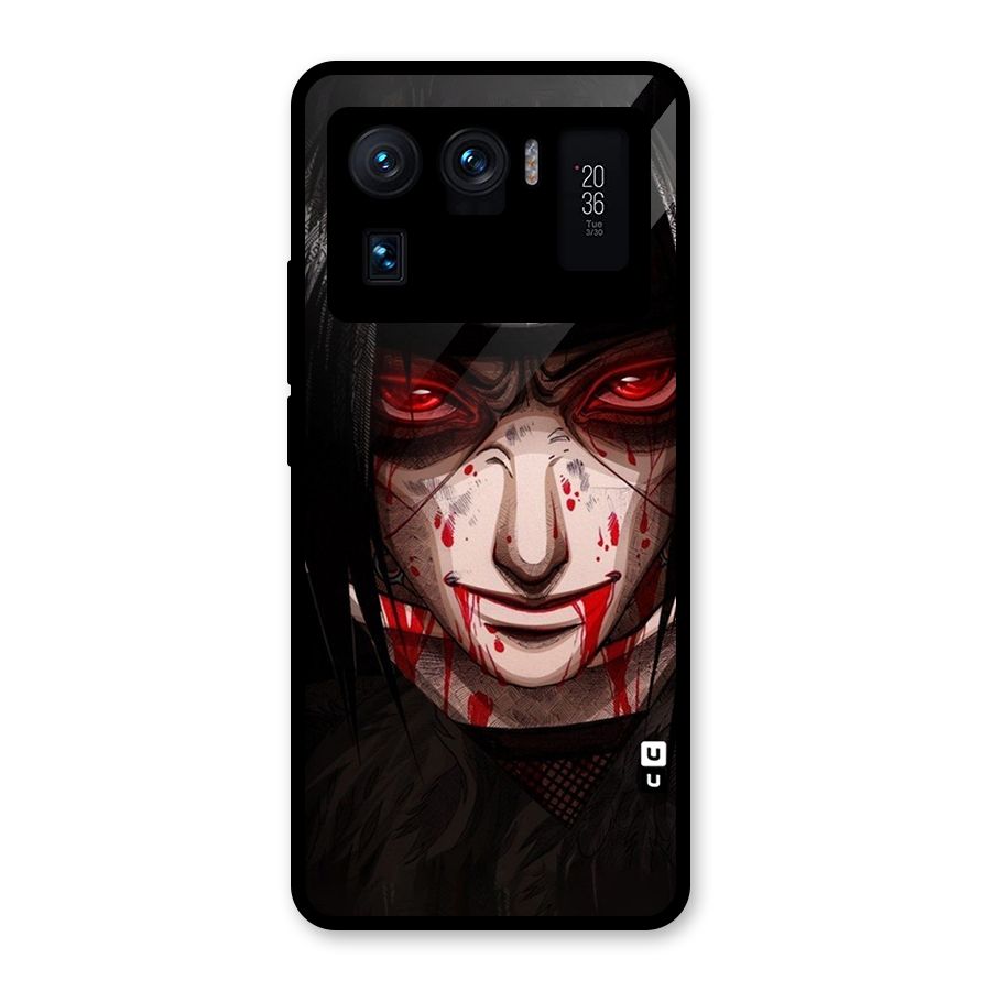 Itachi Uchiha Red Eyes Glass Back Case for Mi 11 Ultra