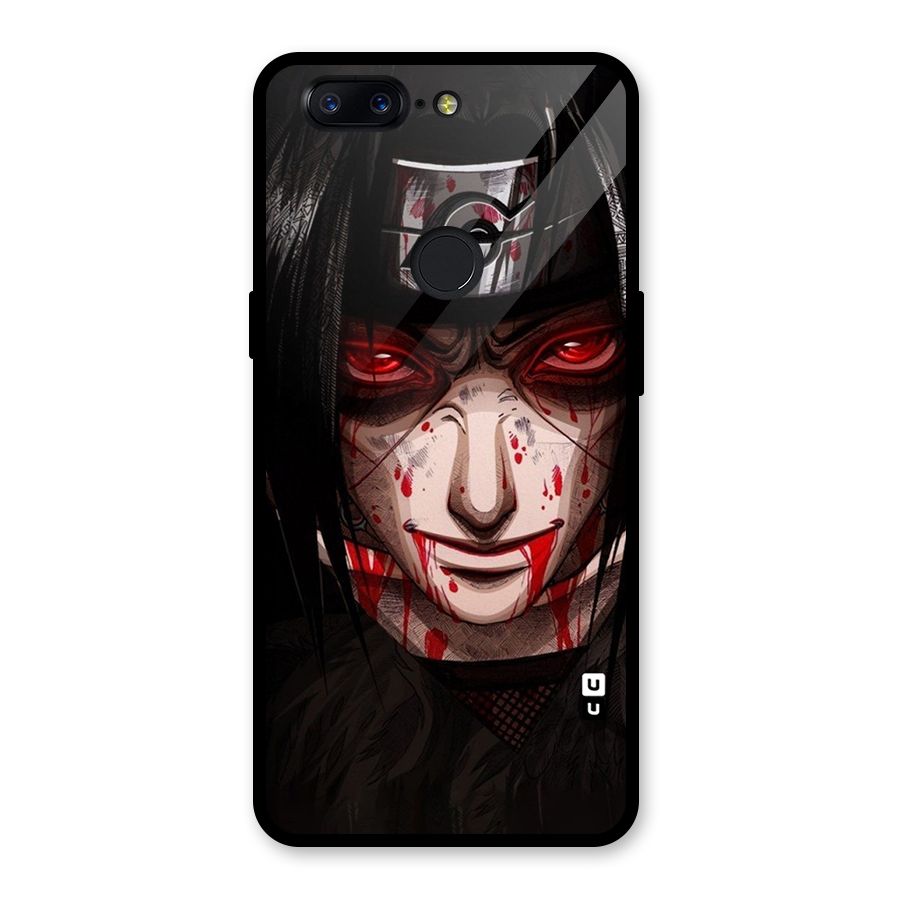 Itachi Uchiha Red Eyes Glass Back Case for OnePlus 5T