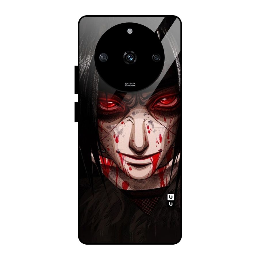 Itachi Uchiha Red Eyes Glass Back Case for Realme Narzo 60 5G