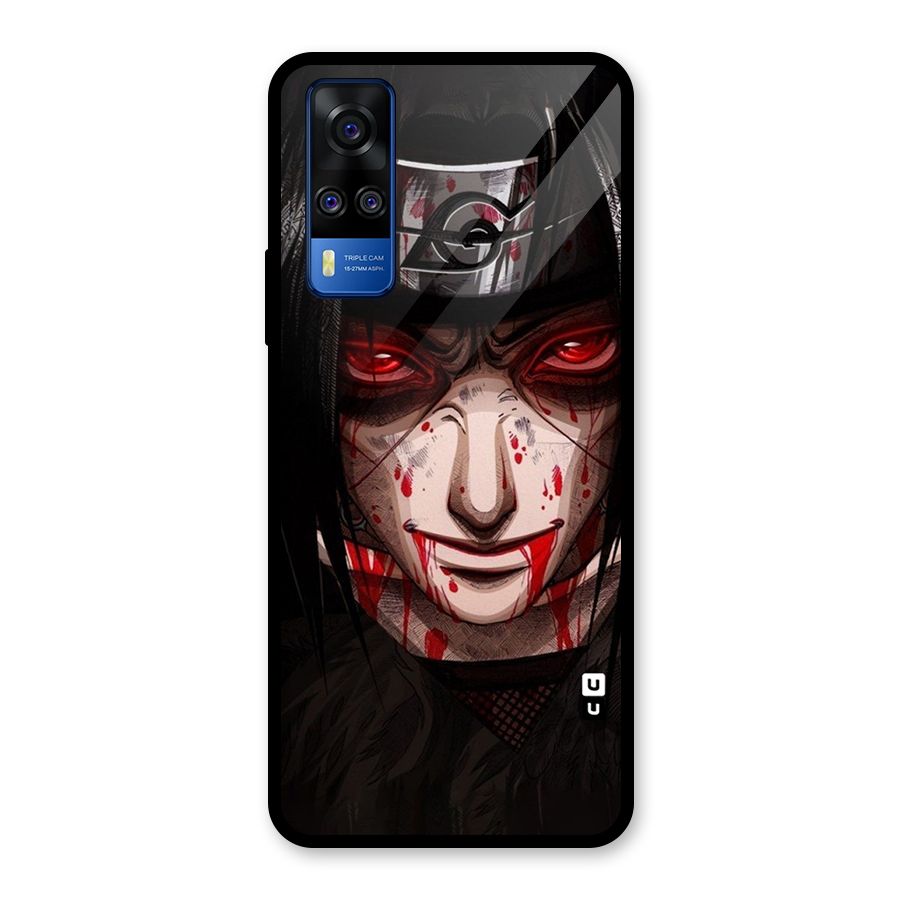 Itachi Uchiha Red Eyes Glass Back Case for Vivo Y31