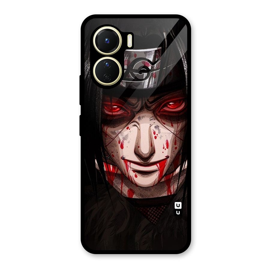 Itachi Uchiha Red Eyes Glass Back Case for Vivo Y56