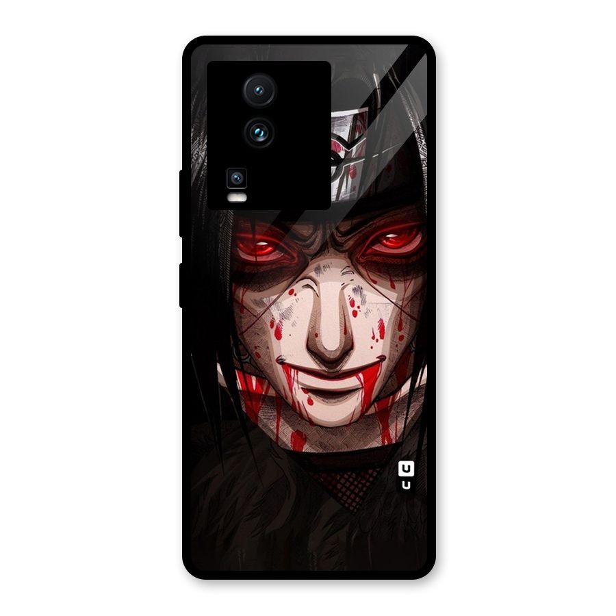 Itachi Uchiha Red Eyes Glass Back Case for Vivo iQOO Neo 7 Pro
