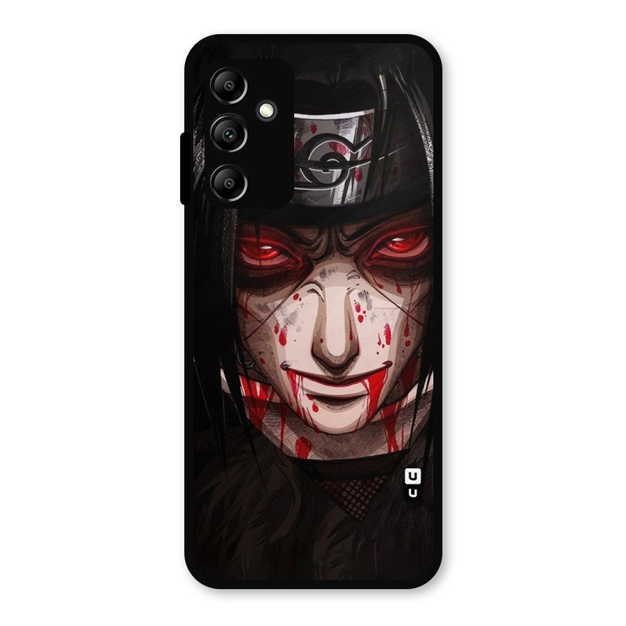 Itachi Uchiha Red Eyes Metal Back Case for Galaxy A14 5G