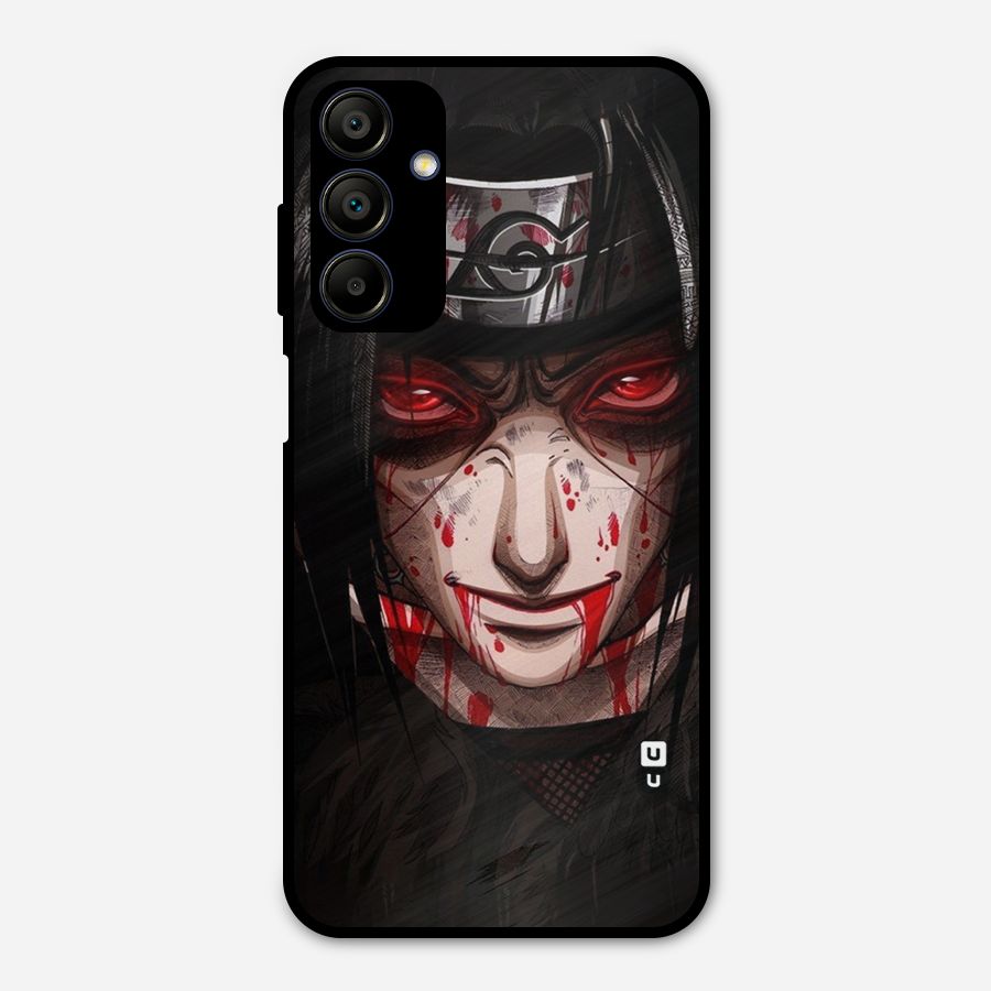 Itachi Uchiha Red Eyes Metal Back Case for Galaxy A15 5G