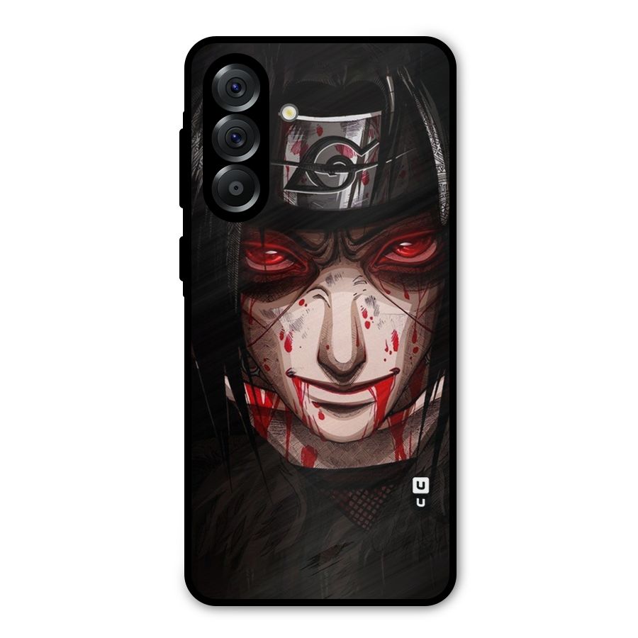 Itachi Uchiha Red Eyes Metal Back Case for Galaxy A36