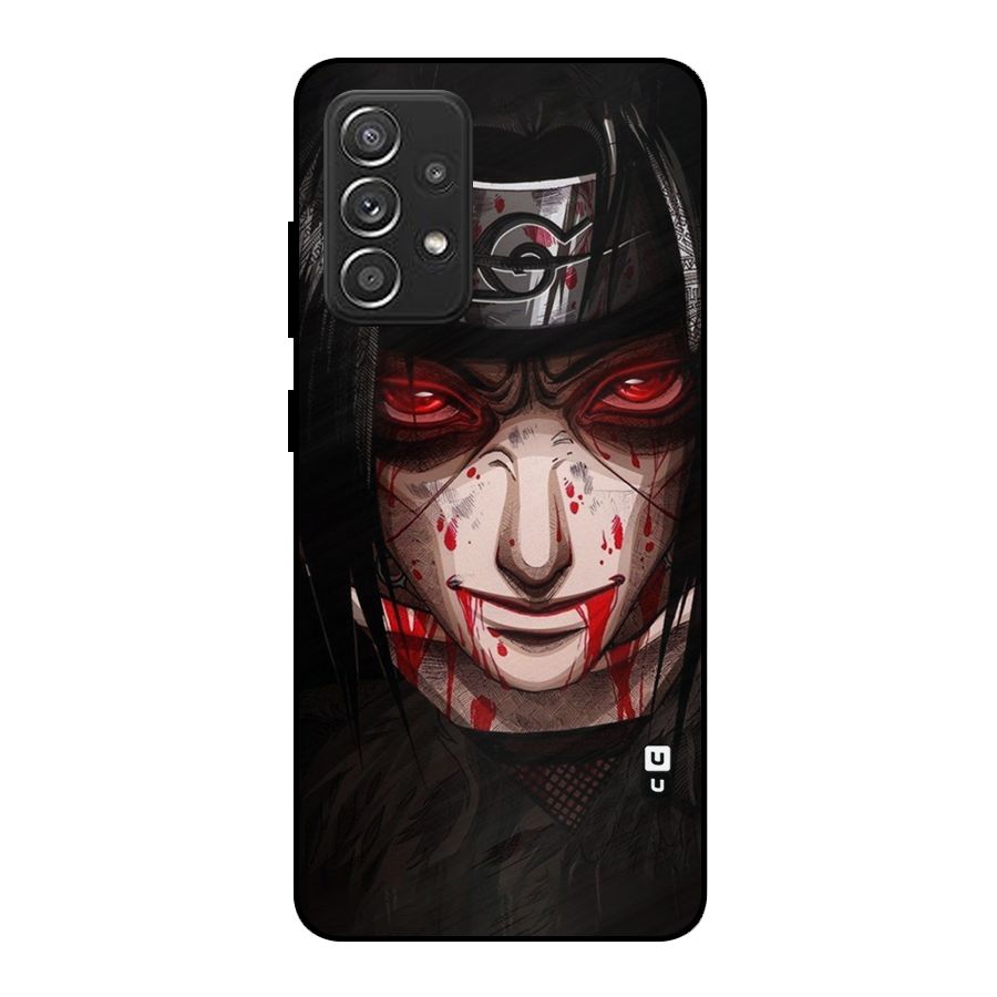 Itachi Uchiha Red Eyes Metal Back Case for Galaxy A52