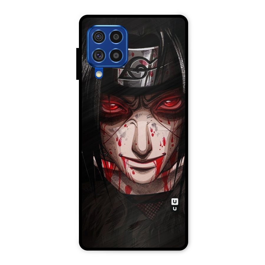 Itachi Uchiha Red Eyes Metal Back Case for Galaxy F62