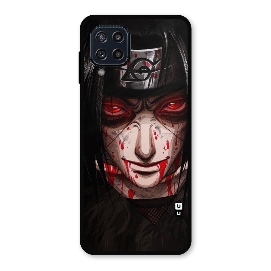 Itachi Uchiha Red Eyes Metal Back Case for Galaxy M32