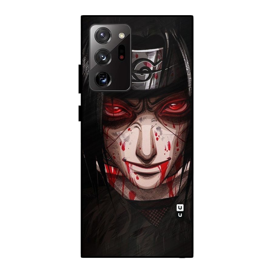 Itachi Uchiha Red Eyes Metal Back Case for Galaxy Note 20 Ultra 5G