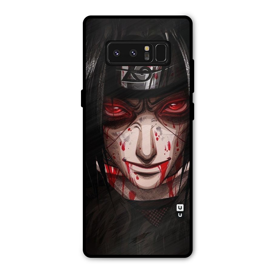 Itachi Uchiha Red Eyes Metal Back Case for Galaxy Note 8
