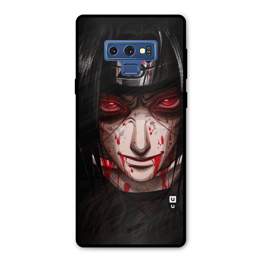 Itachi Uchiha Red Eyes Metal Back Case for Galaxy Note 9