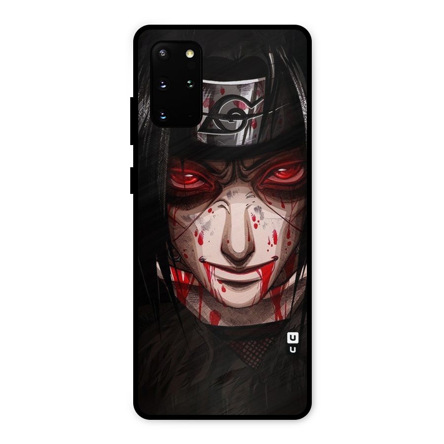 Itachi Uchiha Red Eyes Metal Back Case for Galaxy S20 Plus