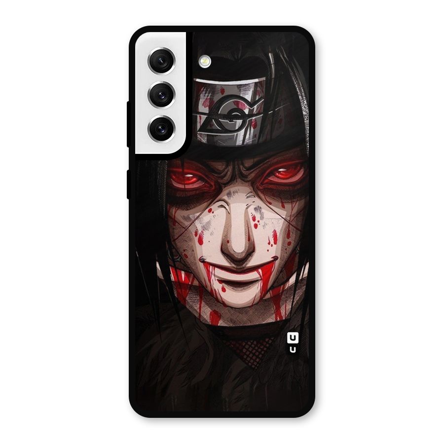 Itachi Uchiha Red Eyes Metal Back Case for Galaxy S21 FE 5G