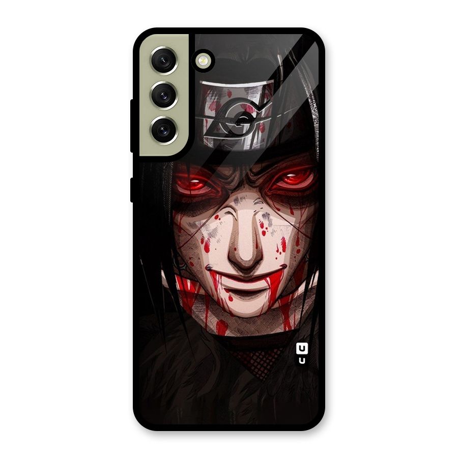 Itachi Uchiha Red Eyes Metal Back Case for Galaxy S21 FE 5G (2023)