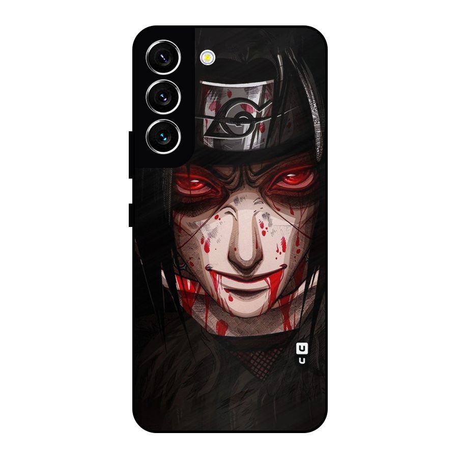 Itachi Uchiha Red Eyes Metal Back Case for Galaxy S22 5G