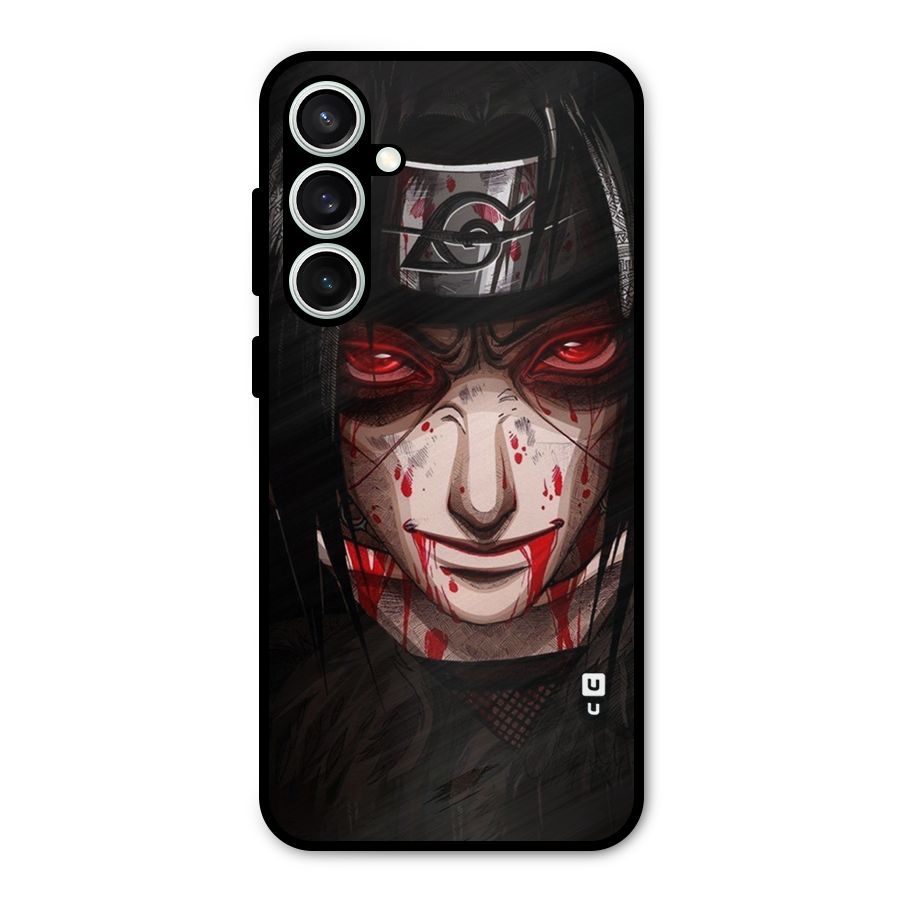 Itachi Uchiha Red Eyes Metal Back Case for Galaxy S23 FE