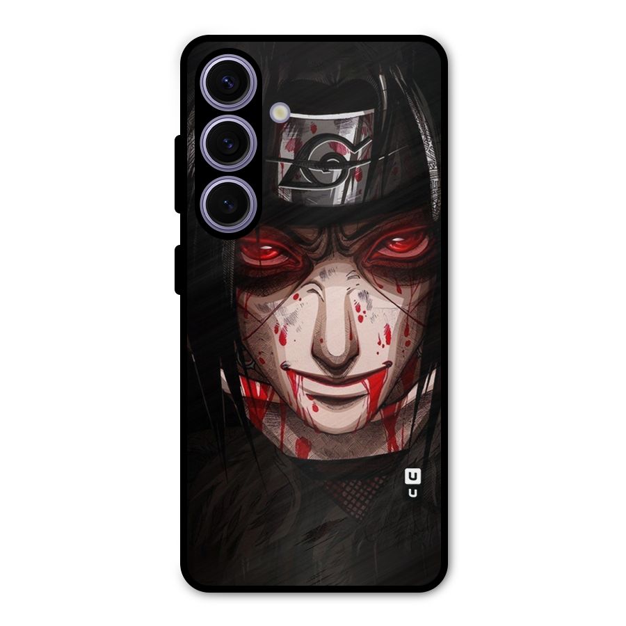 Itachi Uchiha Red Eyes Metal Back Case for Galaxy S24