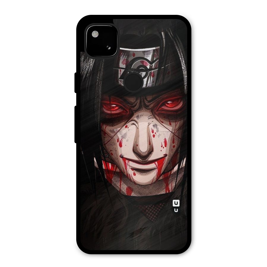 Itachi Uchiha Red Eyes Metal Back Case for Google Pixel 4a