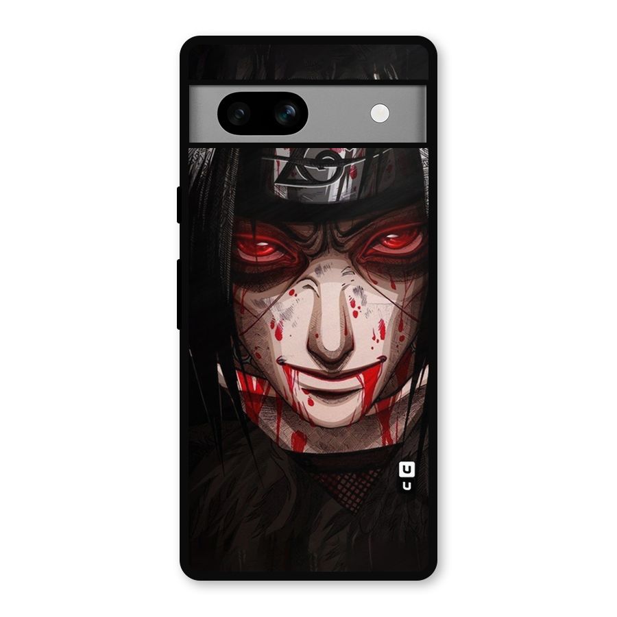 Itachi Uchiha Red Eyes Metal Back Case for Google Pixel 7a